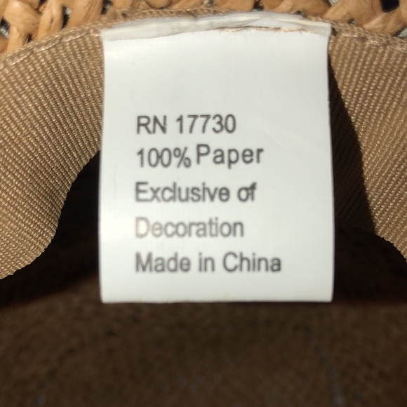 Woven Leopard Print Straw Hat - Picture 8 of 8